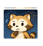 花火のアライグマ@SFW（個別スタンプ：23）