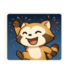花火のアライグマ@SFW（個別スタンプ：26）