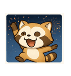 花火のアライグマ@SFW（個別スタンプ：27）