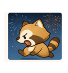 花火のアライグマ@SFW（個別スタンプ：29）