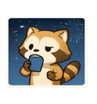 花火のアライグマ@SFW（個別スタンプ：31）