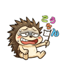 ビビりハリネズミ＊ピリ日常スタンプ3（個別スタンプ：34）