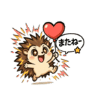 ビビりハリネズミ＊ピリ日常スタンプ3（個別スタンプ：40）