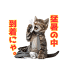サラリーマン子猫の1日（個別スタンプ：25）