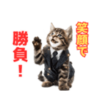 サラリーマン子猫の1日（個別スタンプ：28）