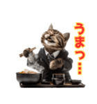 サラリーマン子猫の1日（個別スタンプ：30）