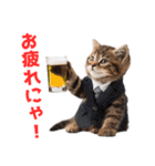 サラリーマン子猫の1日（個別スタンプ：31）