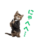 サラリーマン子猫の1日（個別スタンプ：33）