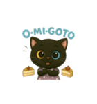 黒猫カフェスタンプ（個別スタンプ：11）