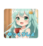 おねがい精霊みなみちゃんスタンプ（個別スタンプ：24）