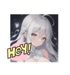 擬人化シリーズですが？silver様ver.（個別スタンプ：3）