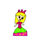 家族連絡用〜姪姫画伯①〜（個別スタンプ：4）