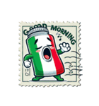 かわいいイタリア国旗（個別スタンプ：1）