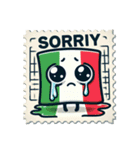 かわいいイタリア国旗（個別スタンプ：6）