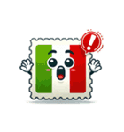 かわいいイタリア国旗（個別スタンプ：9）