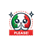 かわいいイタリア国旗（個別スタンプ：13）