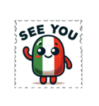 かわいいイタリア国旗（個別スタンプ：16）
