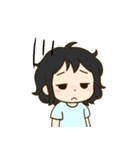 可愛い癖毛の女の子スタンプ（個別スタンプ：23）