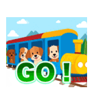 犬電車キッキー（個別スタンプ：3）