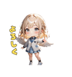 ゆるふわギャル天使降臨♡（個別スタンプ：3）