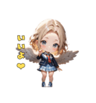 ゆるふわギャル天使降臨♡（個別スタンプ：10）