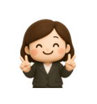 ゆるかわOLのひとこと（個別スタンプ：7）