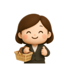 ゆるかわOLのひとこと（個別スタンプ：8）