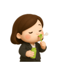 ゆるかわOLのひとこと（個別スタンプ：10）