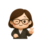 ゆるかわOLのひとこと（個別スタンプ：11）