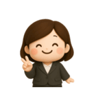 ゆるかわOLのひとこと（個別スタンプ：12）
