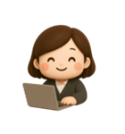 ゆるかわOLのひとこと（個別スタンプ：13）