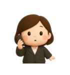 ゆるかわOLのひとこと（個別スタンプ：18）