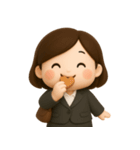 ゆるかわOLのひとこと（個別スタンプ：20）