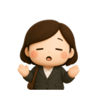 ゆるかわOLのひとこと（個別スタンプ：21）