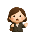 ゆるかわOLのひとこと（個別スタンプ：24）