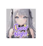 擬人化シリーズですが？紫水晶様ver.（個別スタンプ：1）