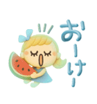 残暑もひんやり♡3D夏スタンプ（個別スタンプ：3）