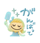 残暑もひんやり♡3D夏スタンプ（個別スタンプ：9）