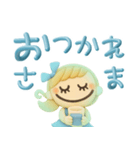 残暑もひんやり♡3D夏スタンプ（個別スタンプ：39）