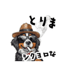 ロックで時々オネェなバーニーズ（個別スタンプ：27）