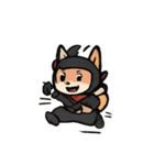 japanese ninja kabuki  animal kawaii（個別スタンプ：24）