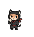 japanese ninja kabuki  animal kawaii（個別スタンプ：26）