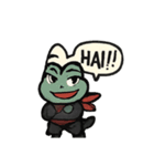 japanese ninja kabuki  animal kawaii（個別スタンプ：34）