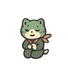 japanese ninja kabuki  animal kawaii（個別スタンプ：38）