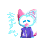 ねこのポル 〜3Dっぽいドット絵Ver！！！！〜（個別スタンプ：2）
