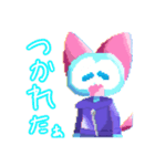 ねこのポル 〜3Dっぽいドット絵Ver！！！！〜（個別スタンプ：5）