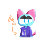 ねこのポル 〜3Dっぽいドット絵Ver！！！！〜（個別スタンプ：7）
