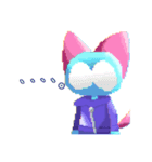 ねこのポル 〜3Dっぽいドット絵Ver！！！！〜（個別スタンプ：14）
