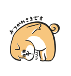 ぶちゃかわ秋田犬①（個別スタンプ：7）