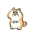 ぶちゃかわ秋田犬①（個別スタンプ：8）